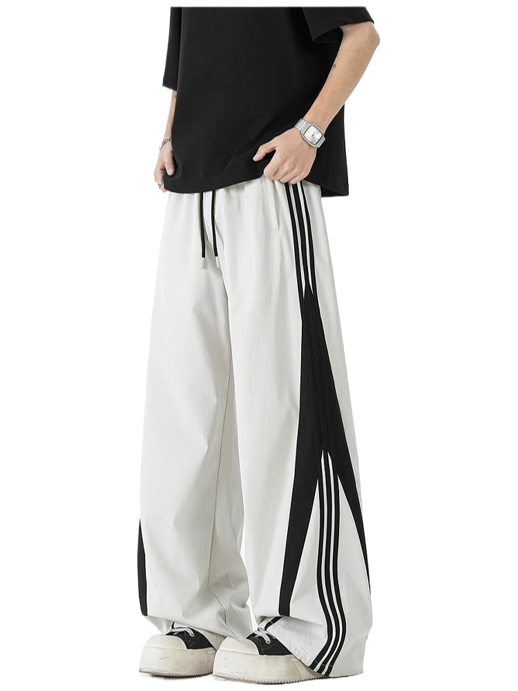 Gestreifte Freizeithose im amerikanischen Nischendesign SIN0985