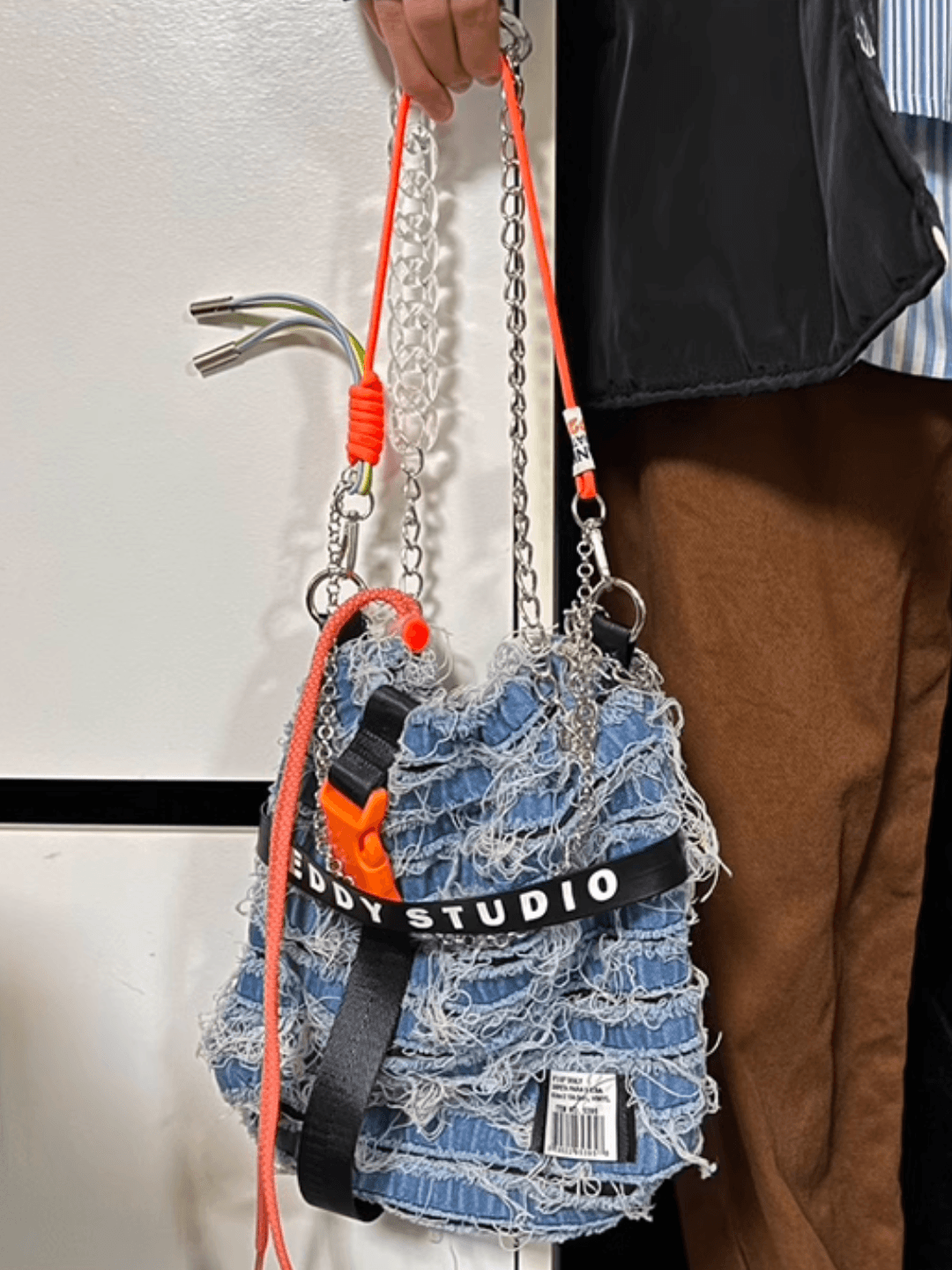 데님 미니 휴대폰 가방 st1784