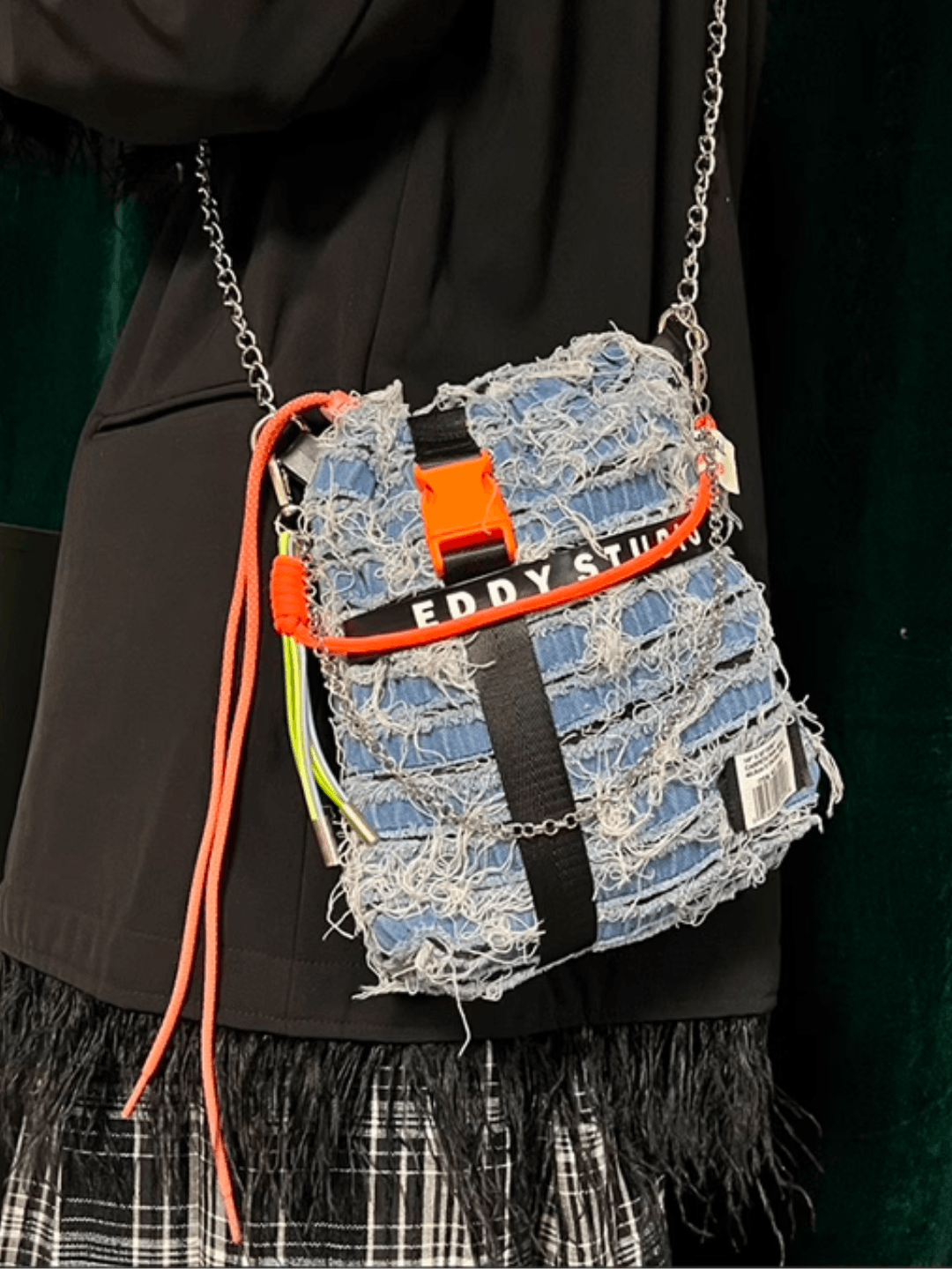 데님 미니 휴대폰 가방 st1784