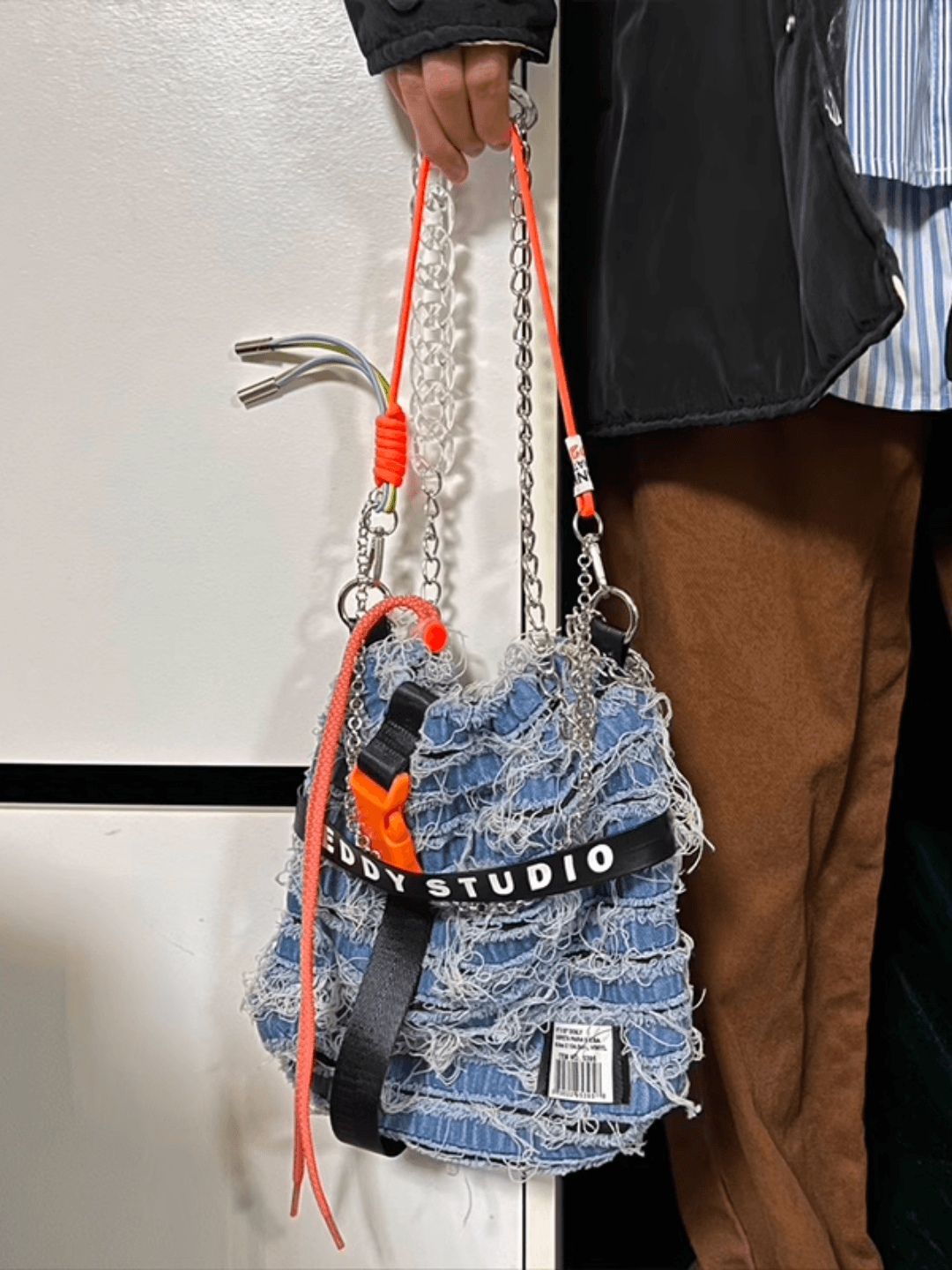 데님 미니 휴대폰 가방 st1784
