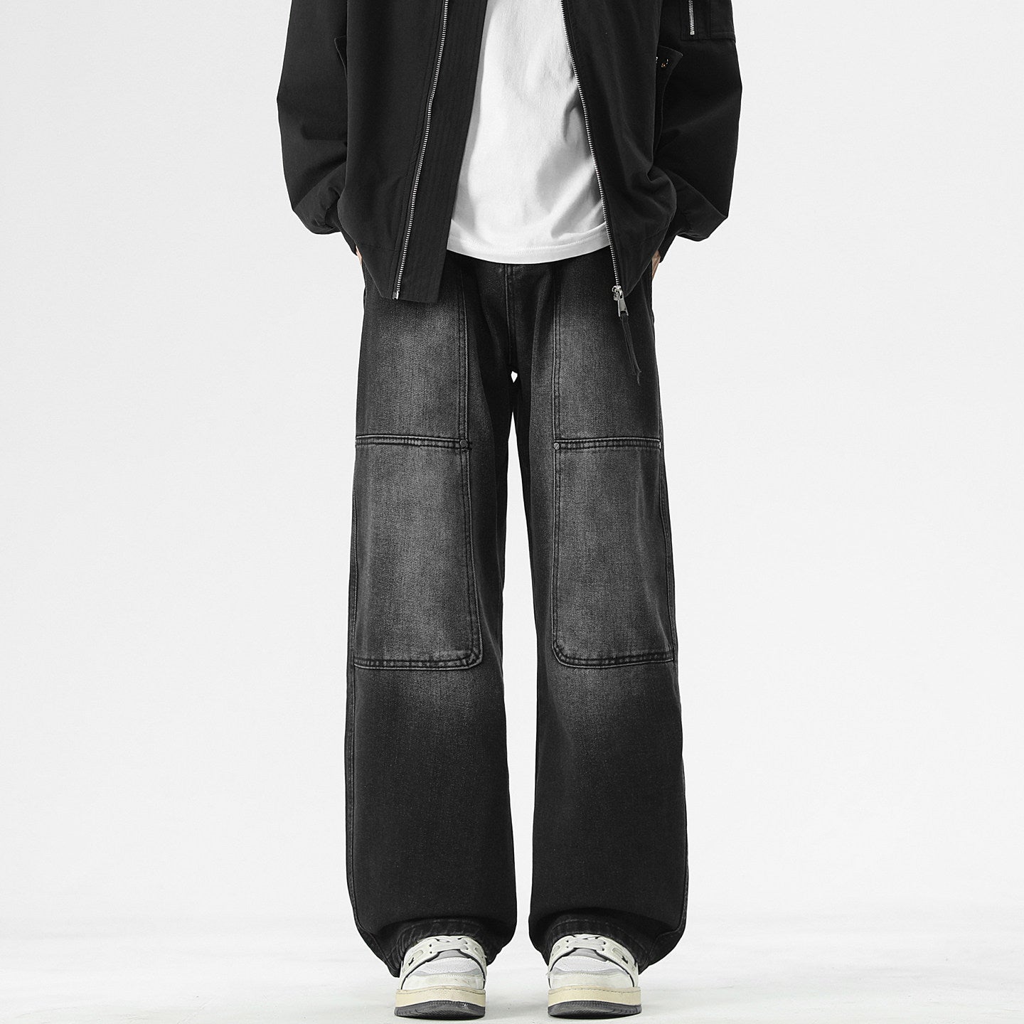 빈티지 리벳 작업용 청바지 EHK6004