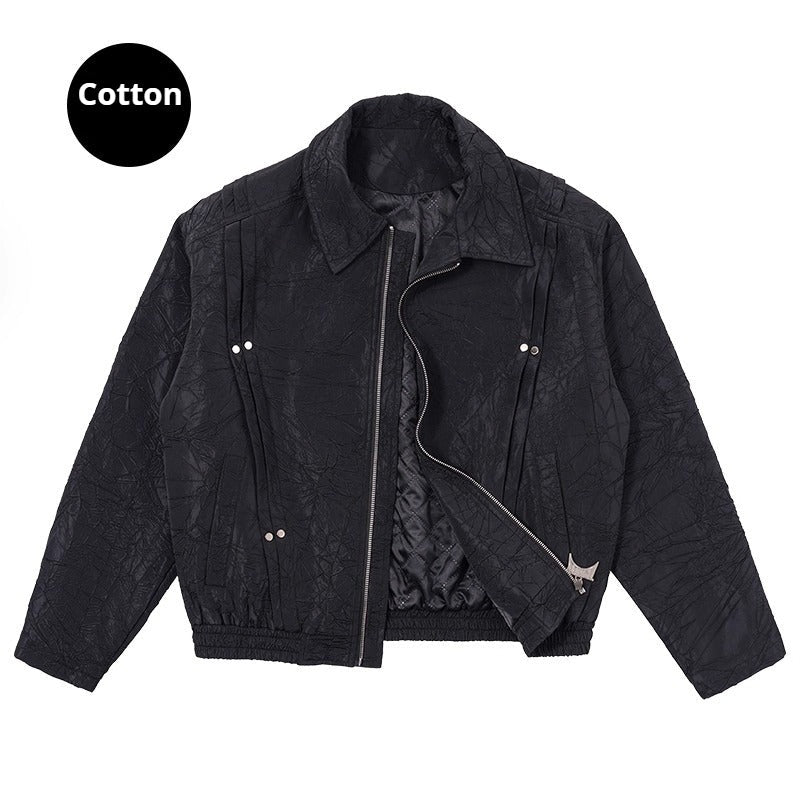 궈차오 아메리칸 레트로 클린핏 재킷 (남녀 공용), 트렌디한 브랜드 레이지 시크 코트