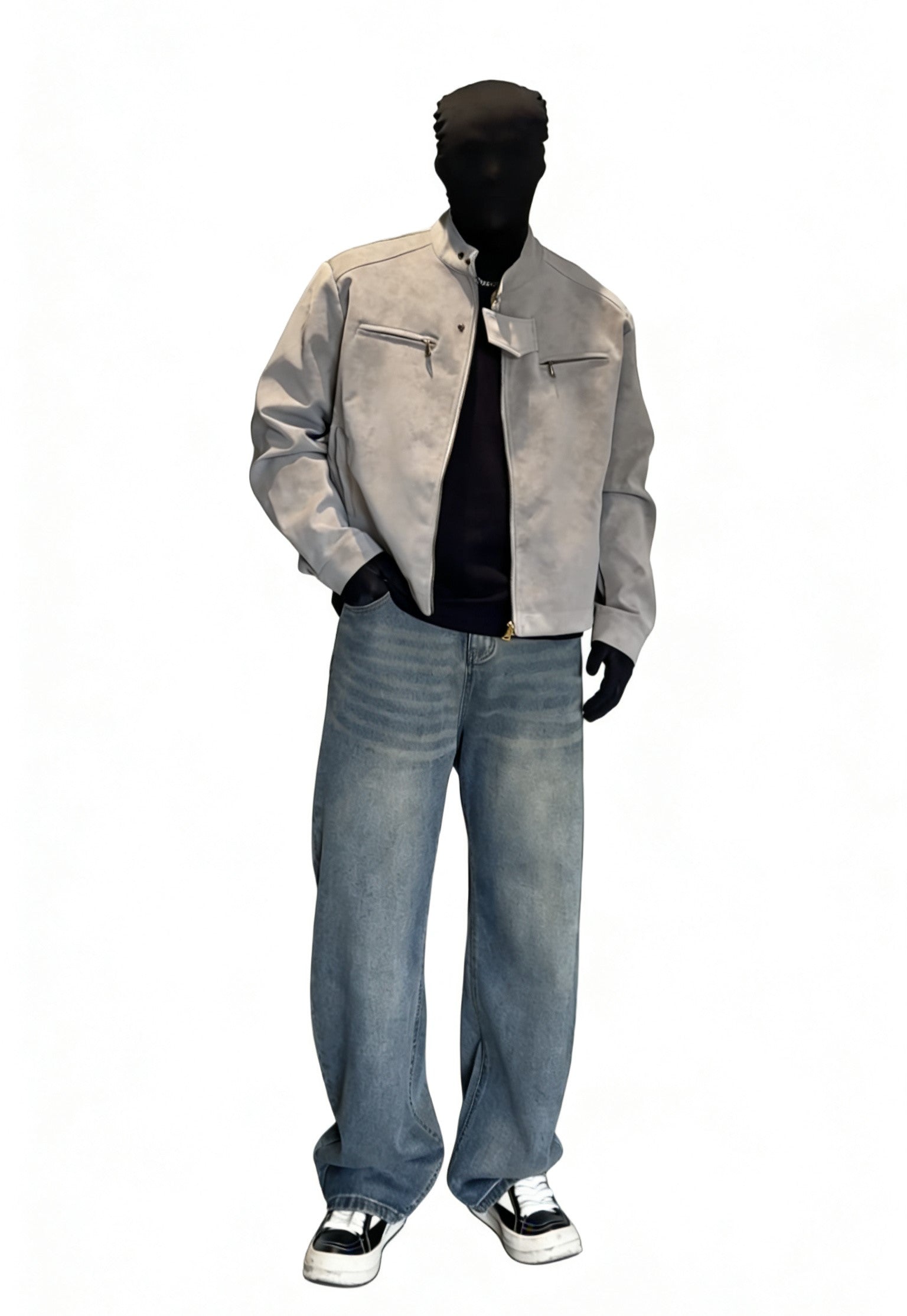 RETRO SUEDE MOTO JACKET EHW5055