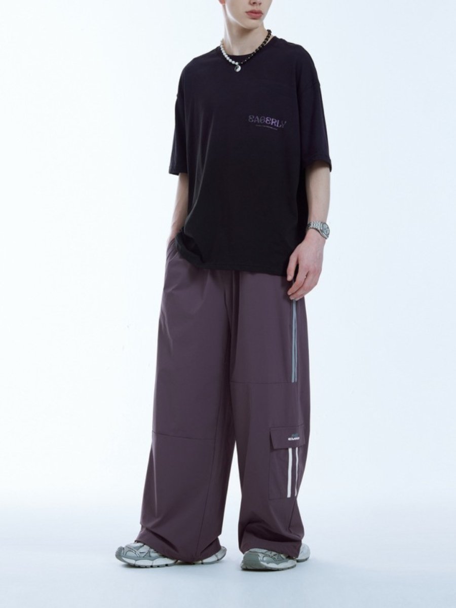 루즈핏 와이드 레그 캐주얼 팬츠 st2680