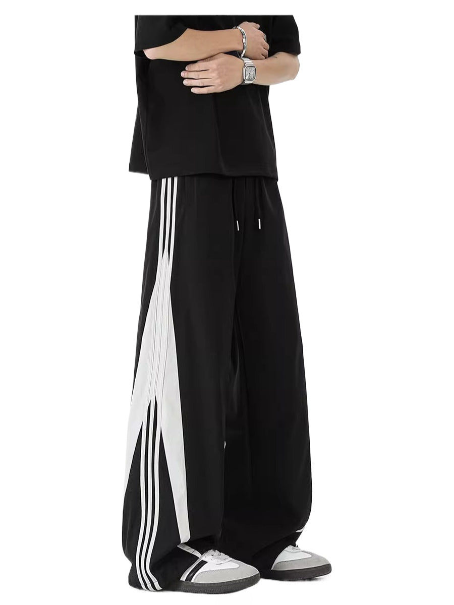 Gestreifte Freizeithose im amerikanischen Nischendesign SIN0985