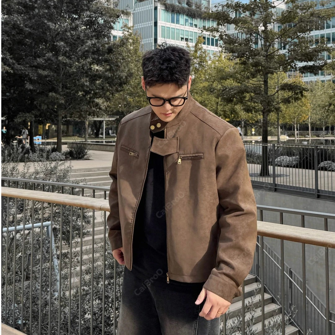 RETRO SUEDE MOTO JACKET EHW5055