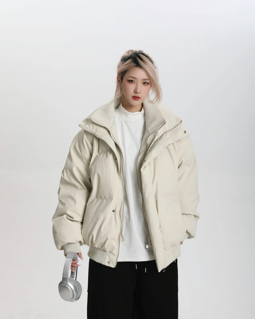 Oversized Jacket - Streetwear Two-in-One Outfit EHW5025