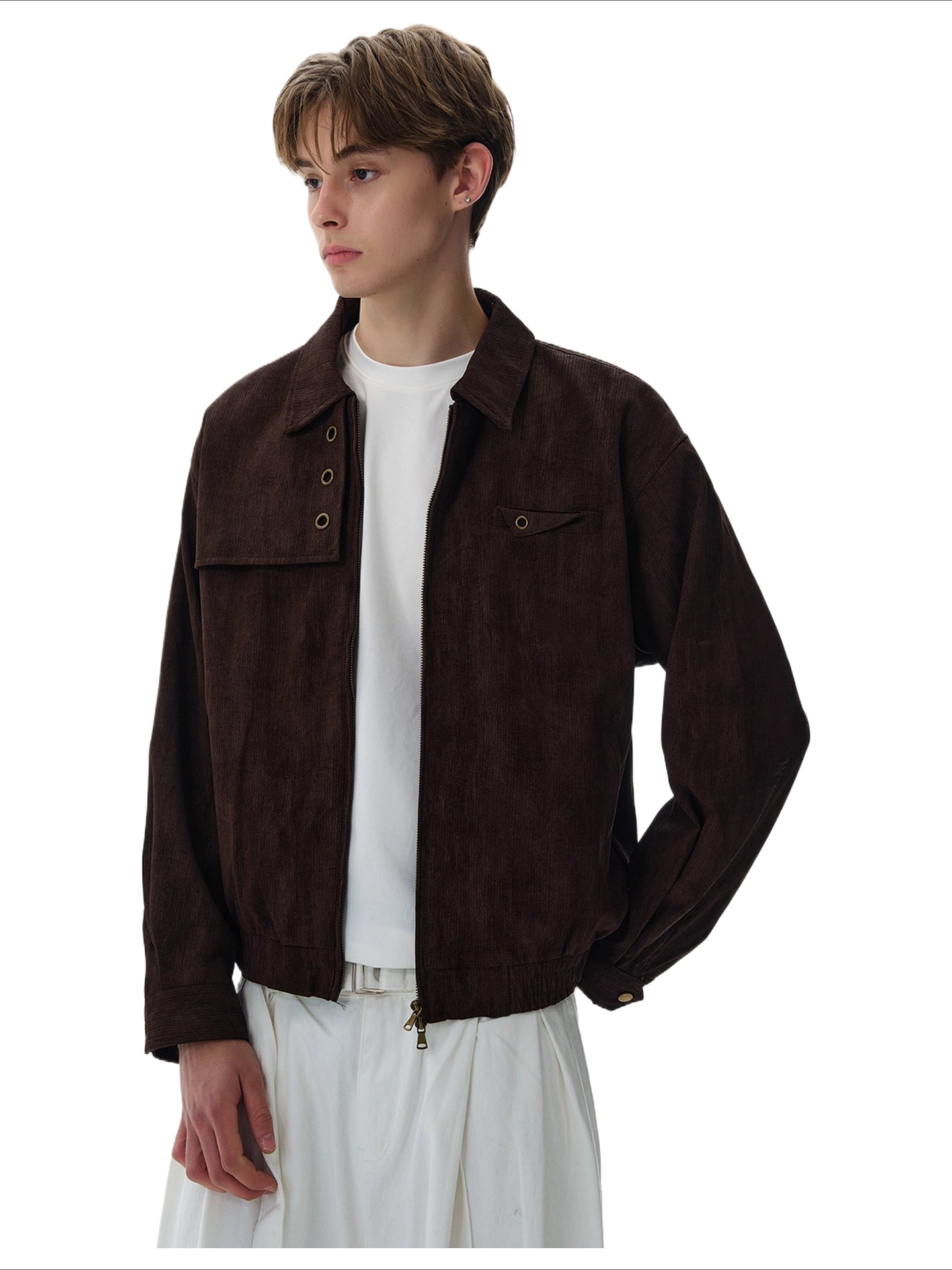 Old money style deconstructed design jacket SIN0965