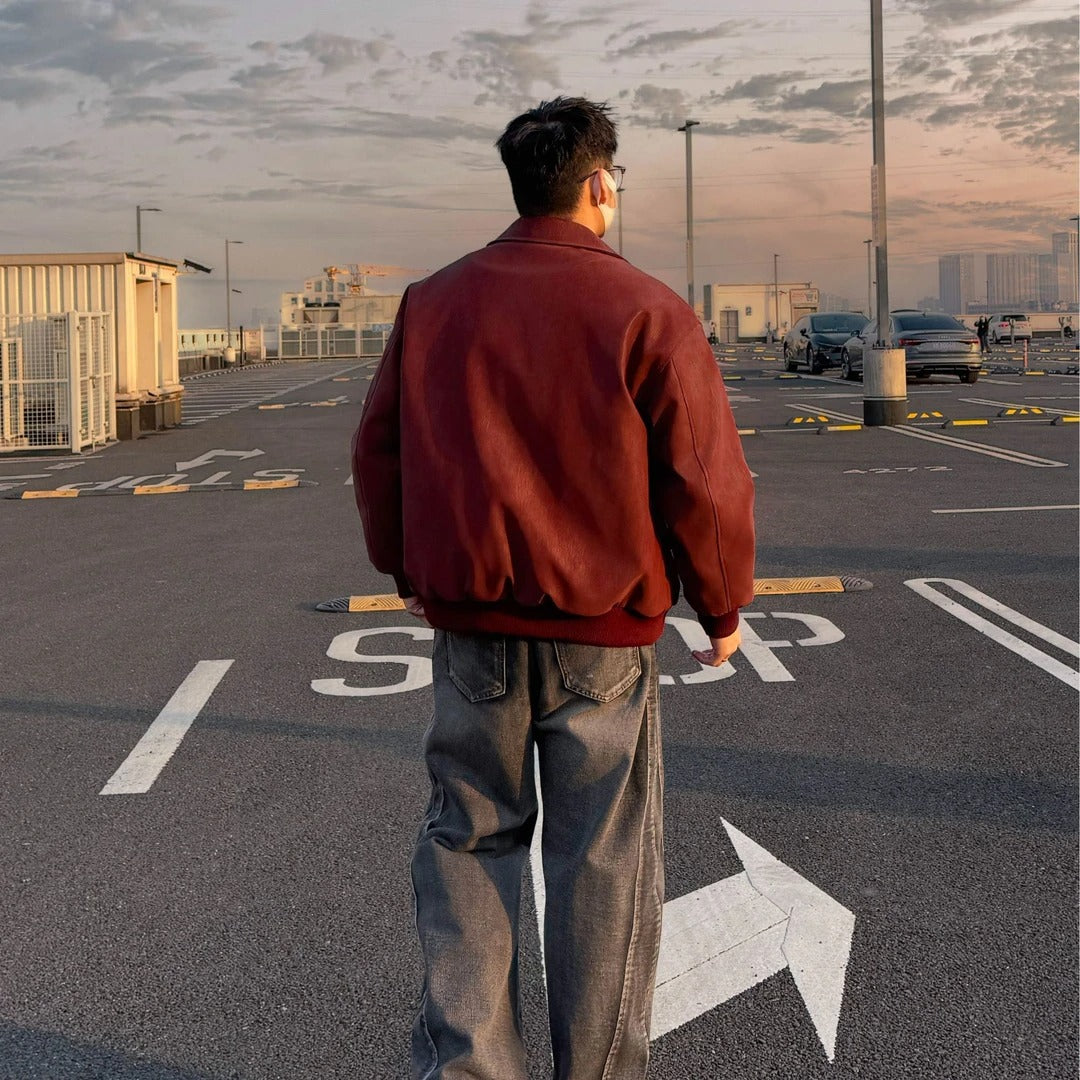 OVERSIZED STREETWEAR BOMBER JACKET EHW5036