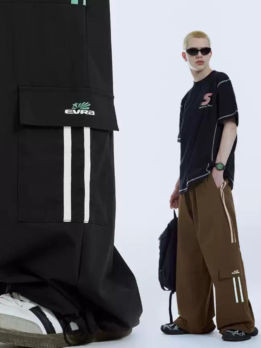 루즈핏 와이드 레그 캐주얼 팬츠 st2680