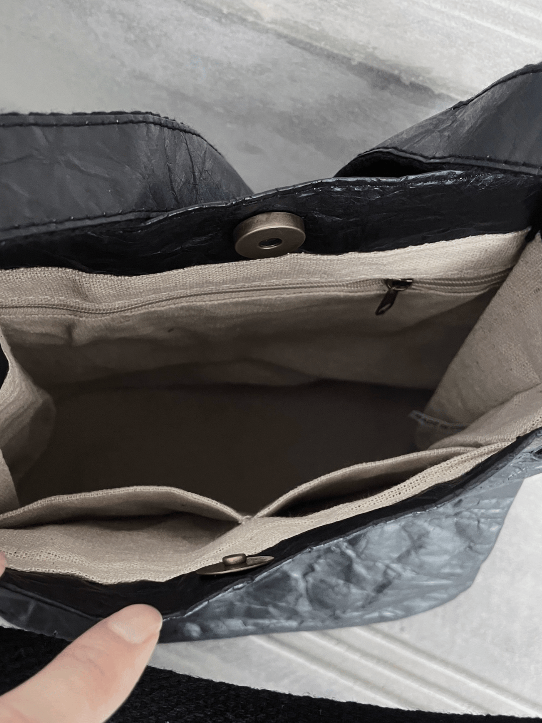 Dark Style Crumpled Bag st2239