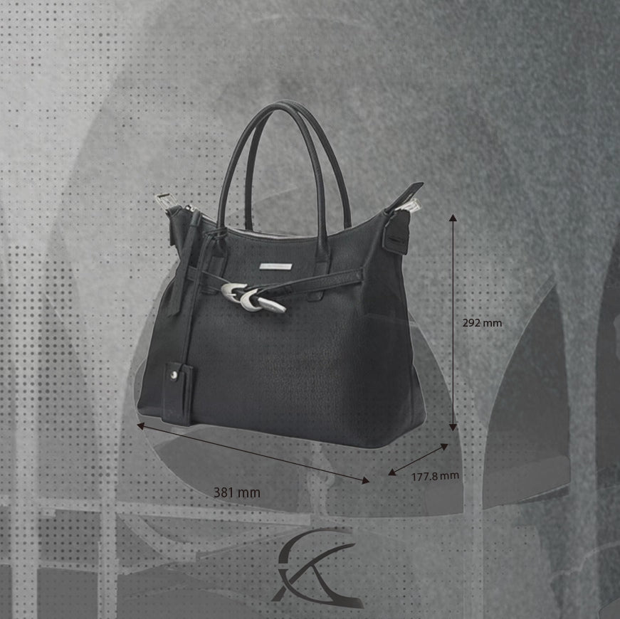 Handtasche mit Eismuster, multifunktionaler Schnalle, Vibe-Leder, Cleanfit-Pendlertasche