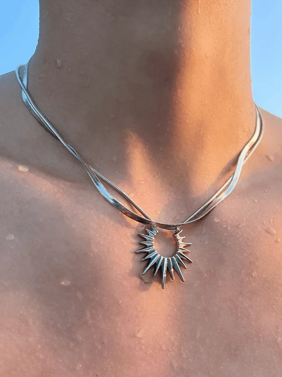 스틸 럭셔리 목걸이 ST1070