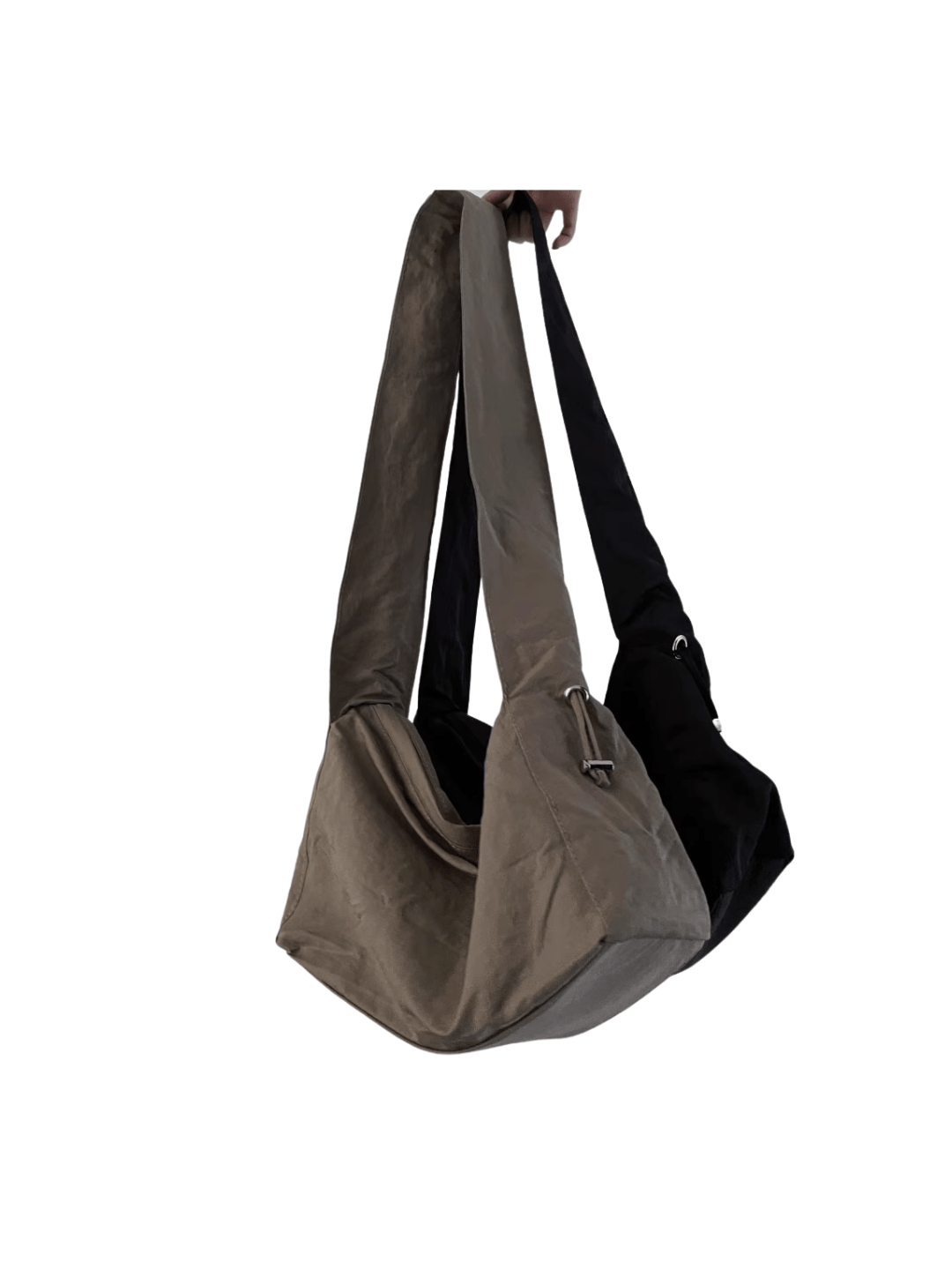 디자인 드로스트링 듀얼 유즈 숄더 크로스바디 백 st1637