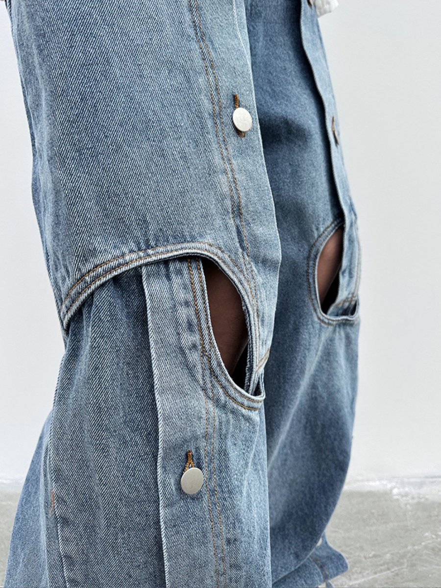 스트레이트 와이드 레그 진 nst2355