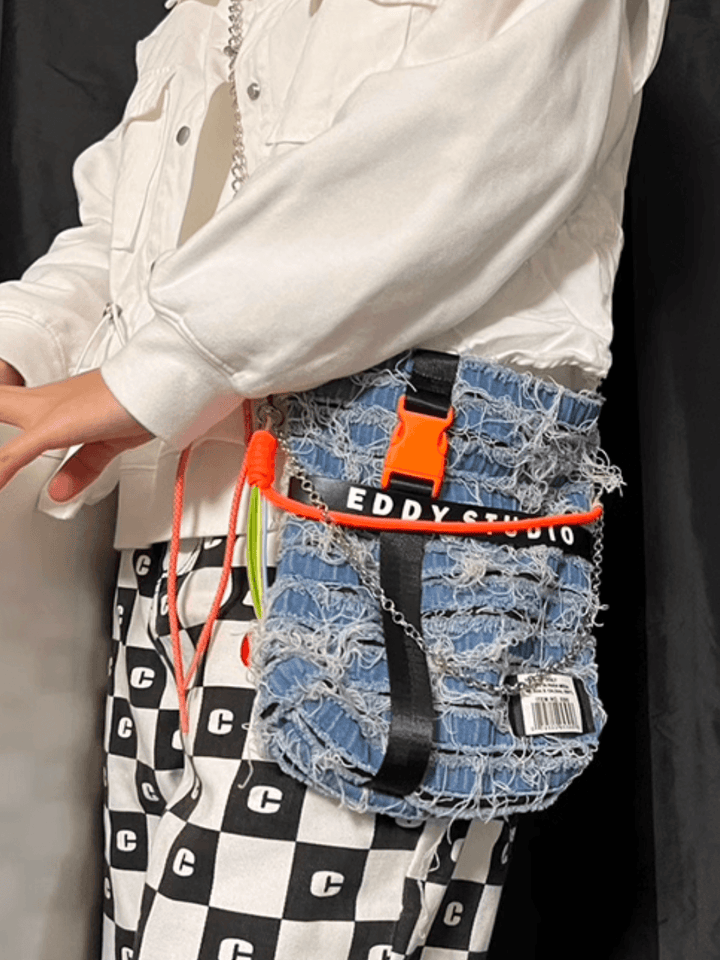 데님 미니 휴대폰 가방 st1784