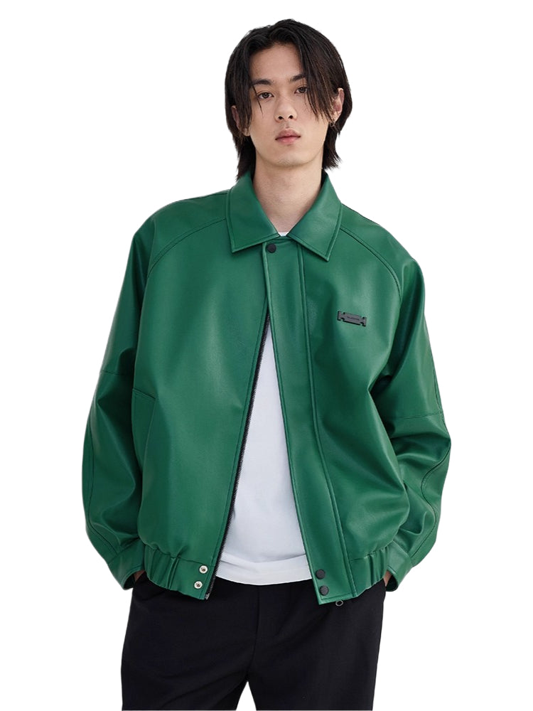 American high street retro leather jacket men's trendy brand Maillard motorcycle leather jacket