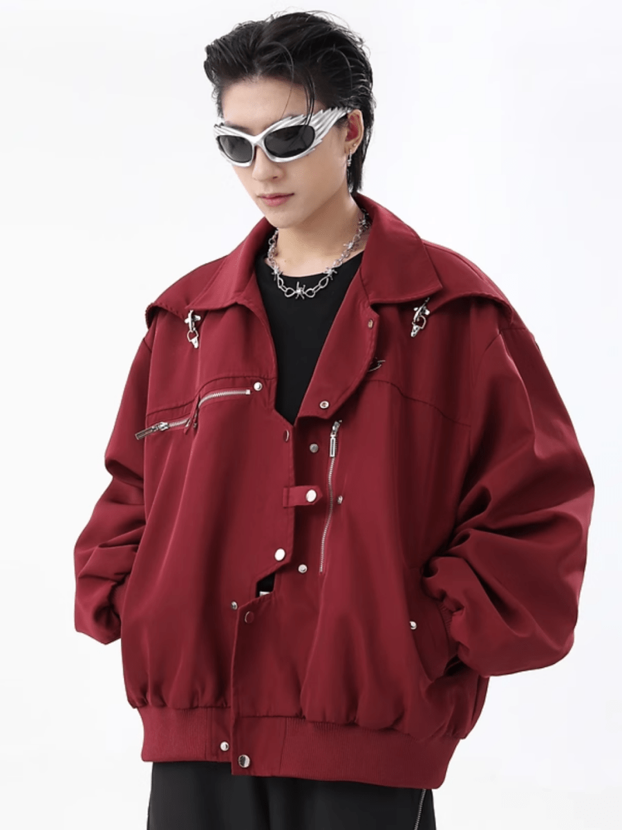 __REND ST__iche 디자인 메탈 재킷 st2854