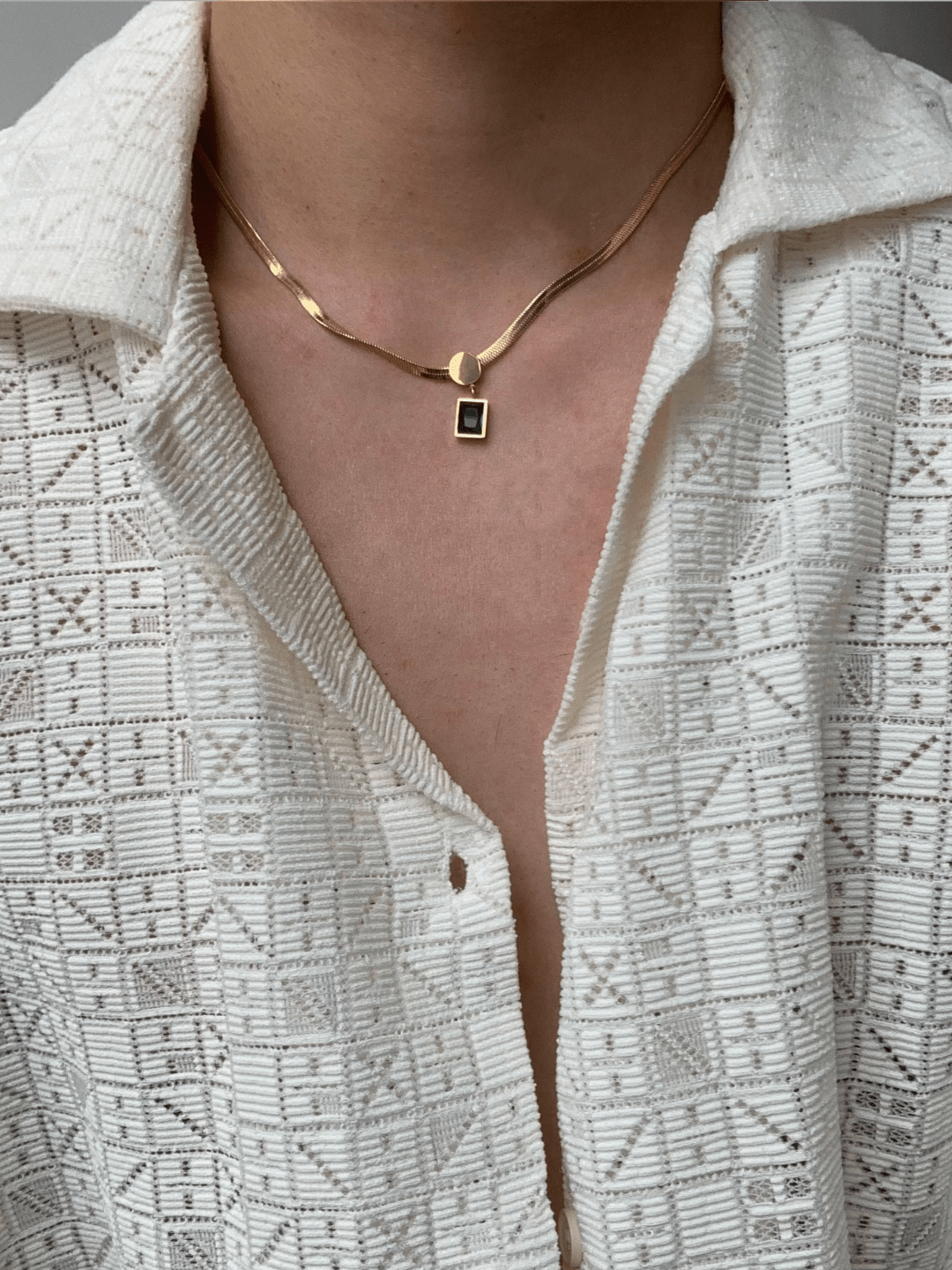 Chain Design Necklace st2294