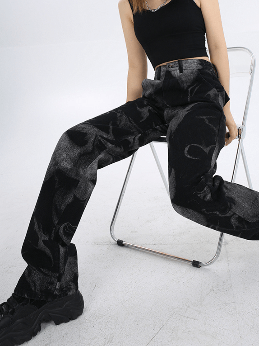 American retro straight jeans st1682