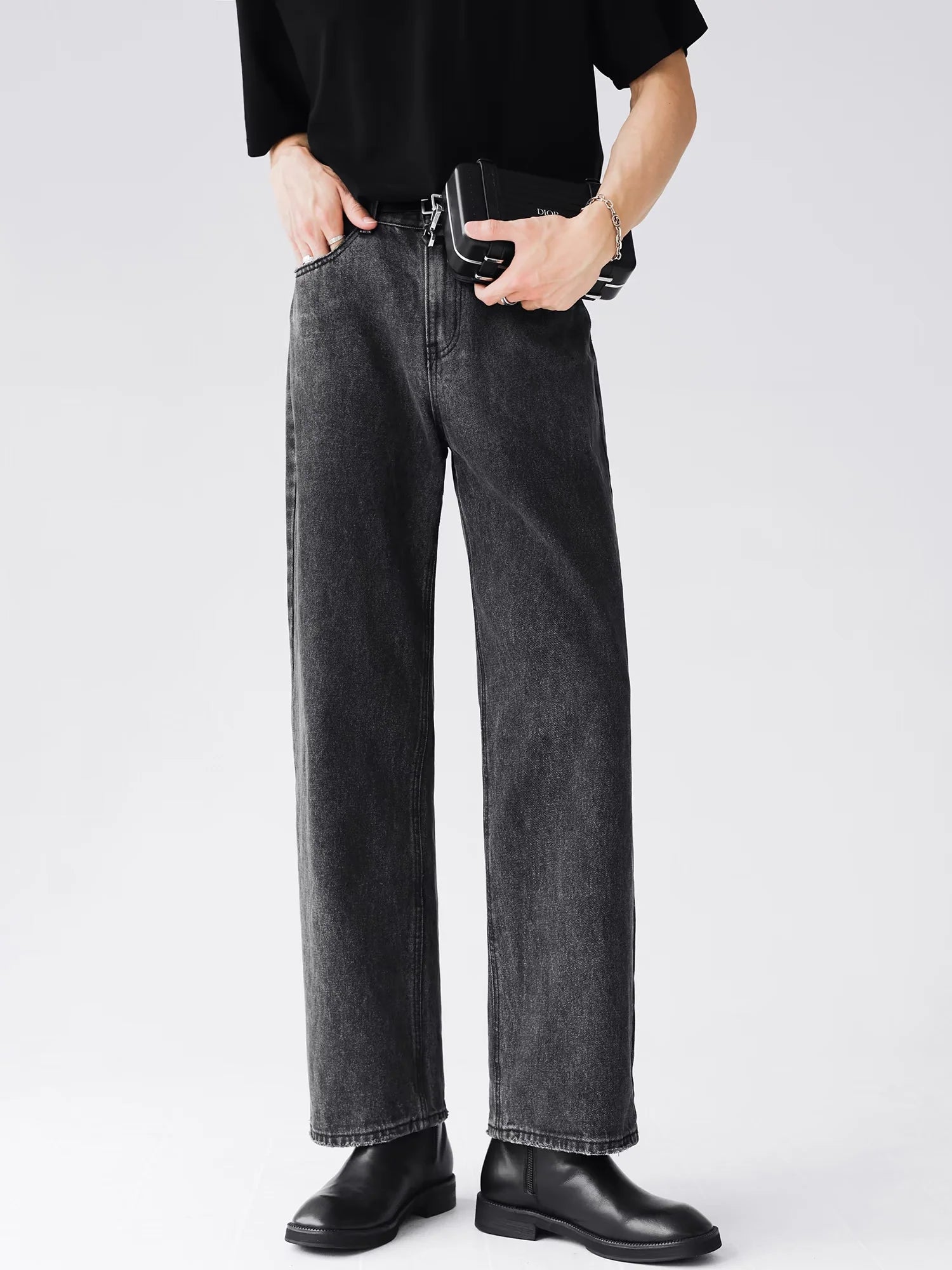 Grey straight jeans SIN0936