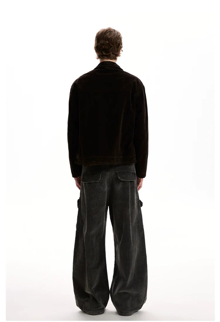 Vintage old money plane buckle design jacket SIN0957