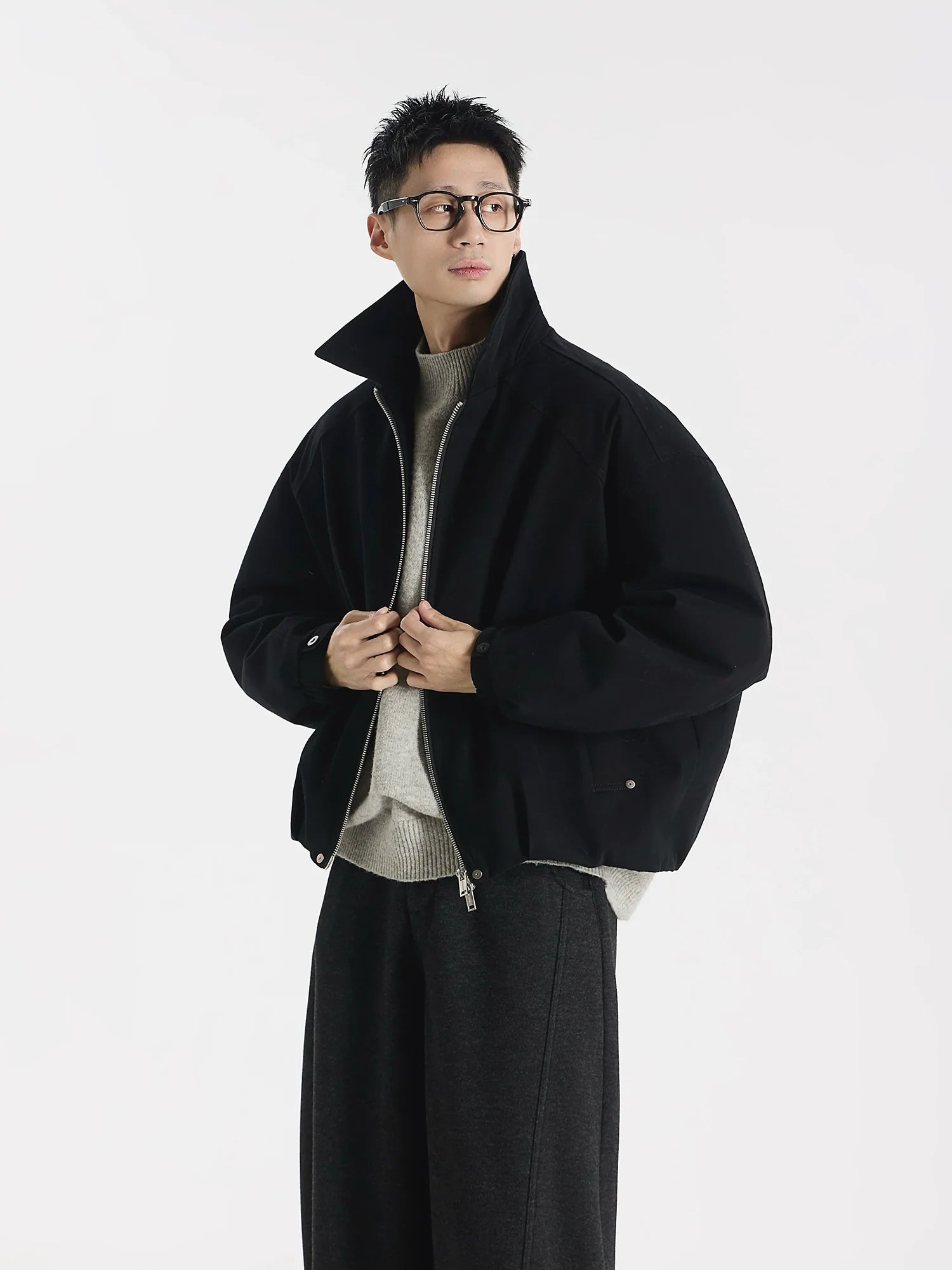 Seamless light feather 90 new national standard white duck down lapel zipper seamless pressed down jacket