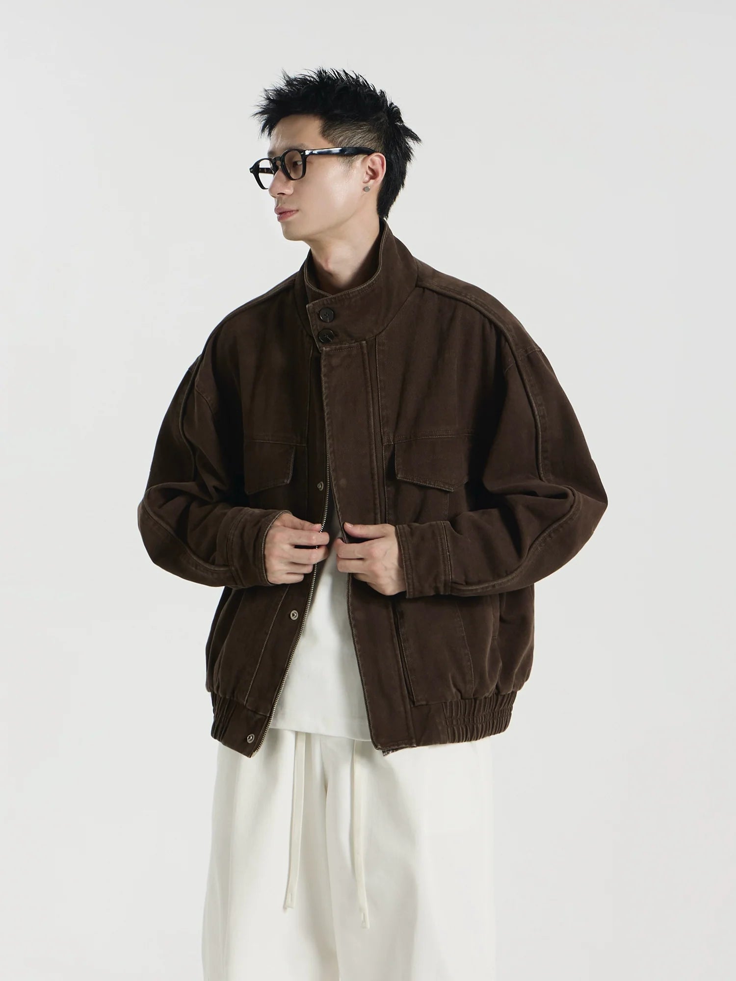 Gilt Years Amber Garment Leavened Matte Harrington Tooling Couple Jacket Jacket