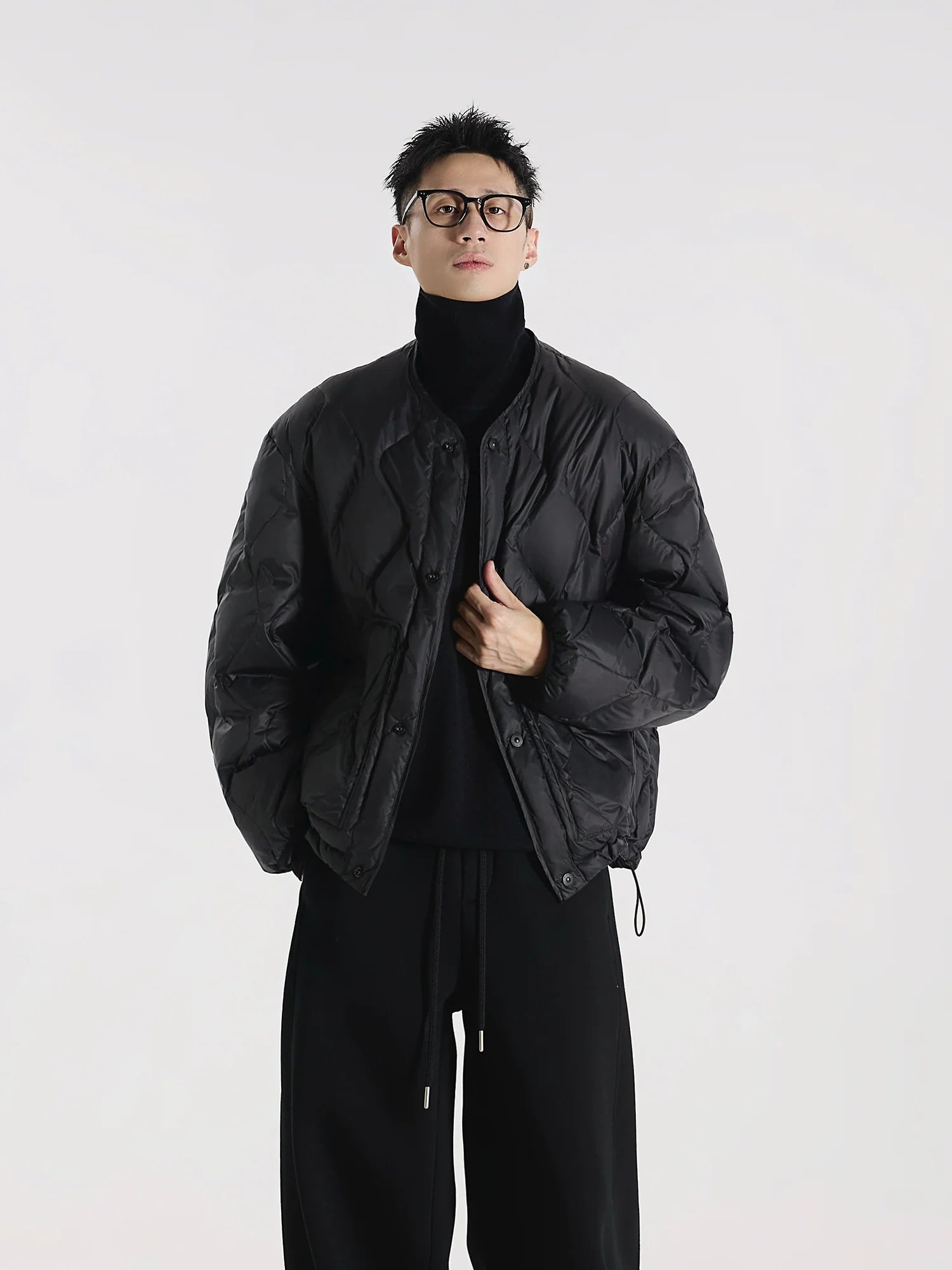 제로 로드 90 신형 국가 표준 화이트 덕다운 워터 웨이브 솔기 칼라리스 재킷 경량 다운 재킷