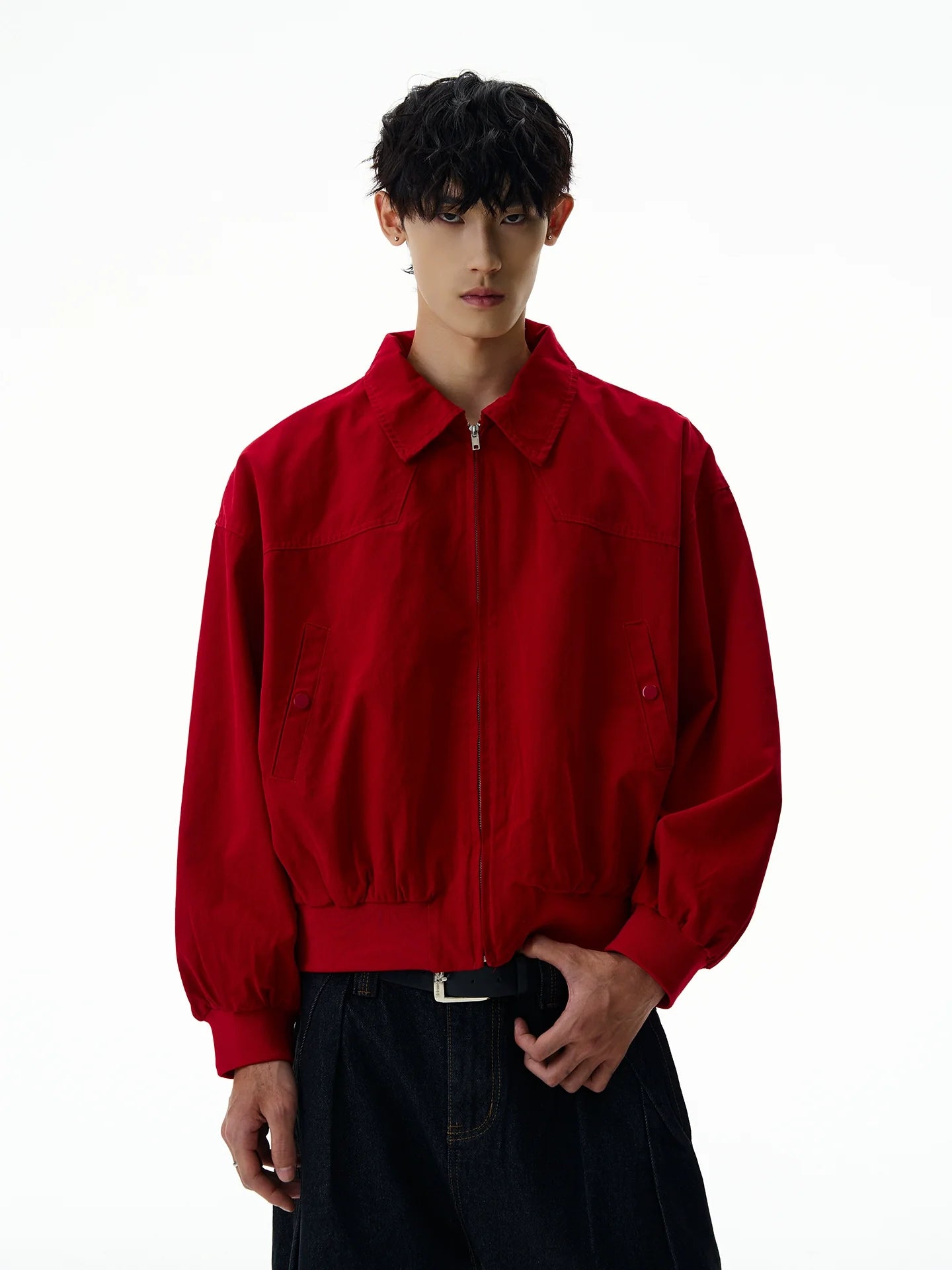 Vintage Red Harrington Jacket SIN0955