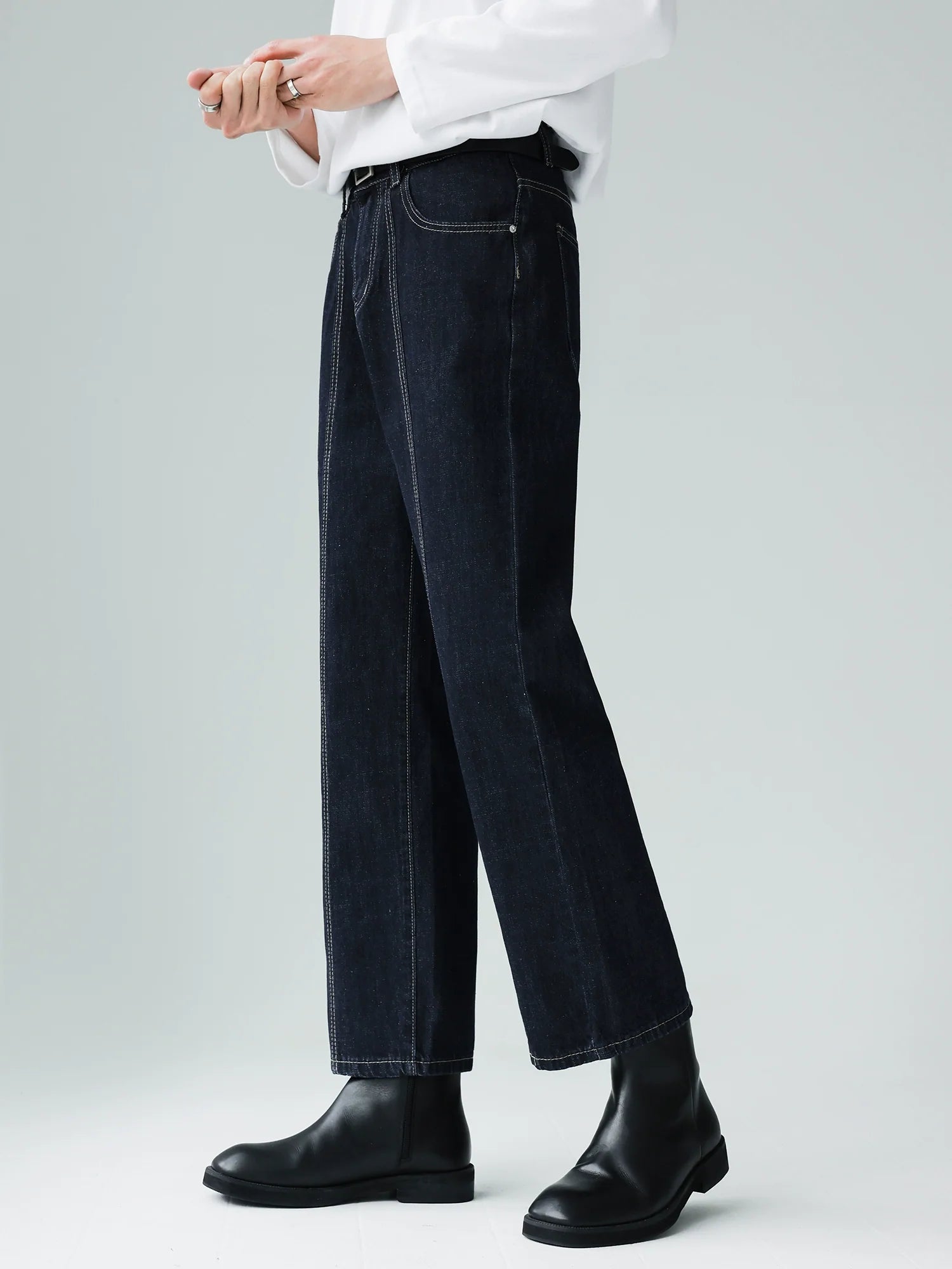 Vintage High Waist Straight Jeans SIN0932