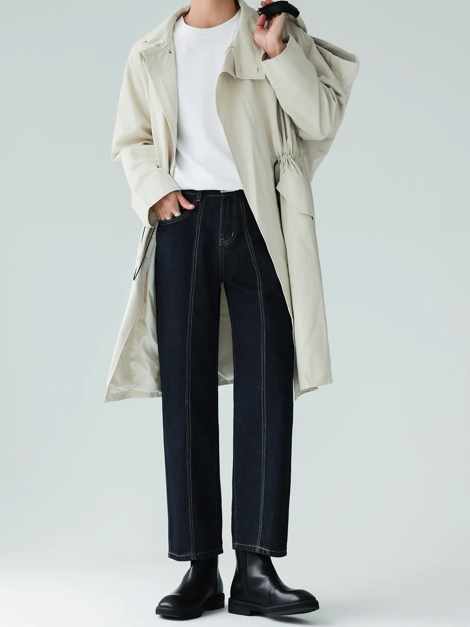 Vintage High Waist Straight Jeans SIN0932