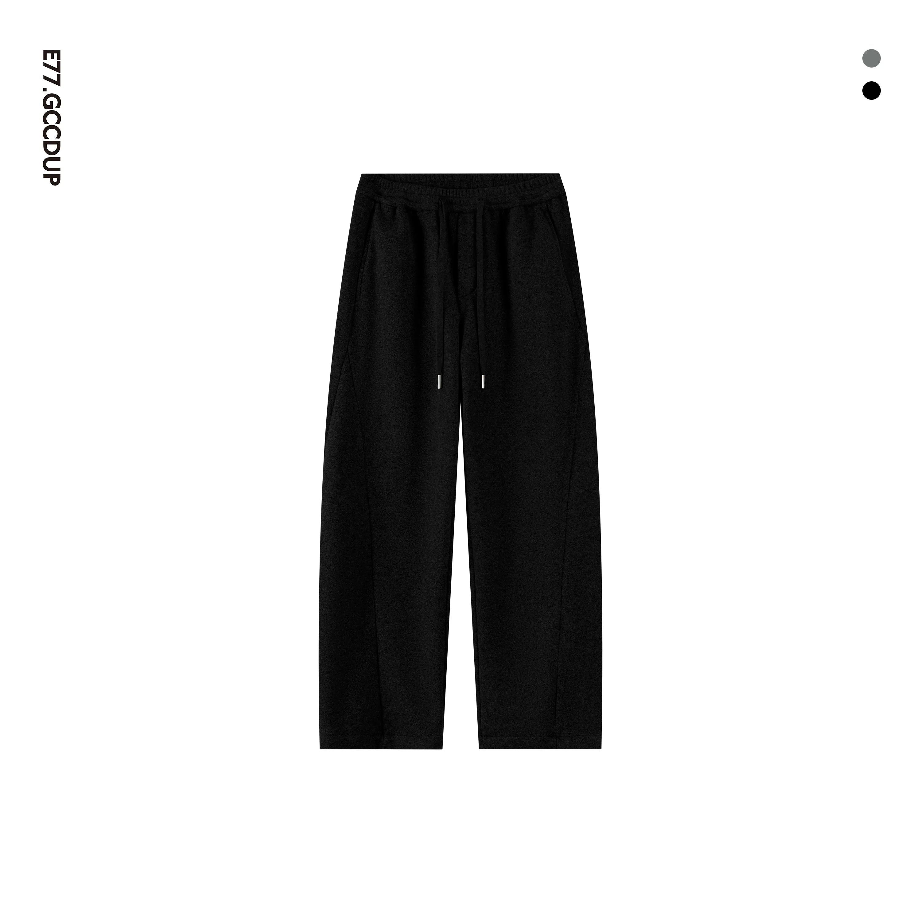 Kangaroo sweater heavy double stream spinning terry cloth stacked wear velvet kangaroo hooded sweater set