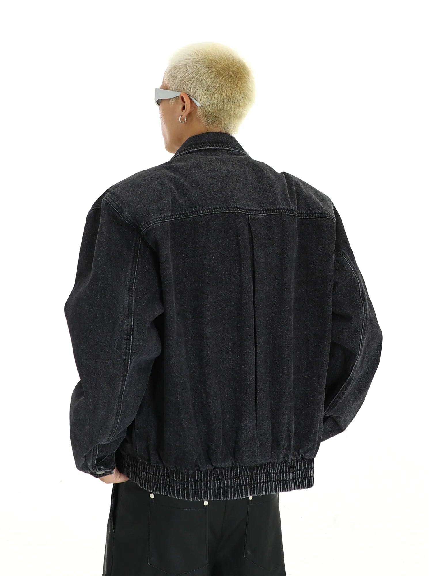 Heavy washed denim jacket SIN0973