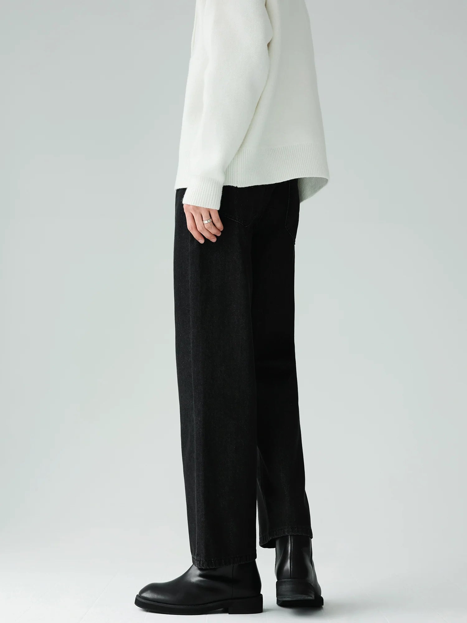 Vintage High Waist Straight Jeans SIN0932