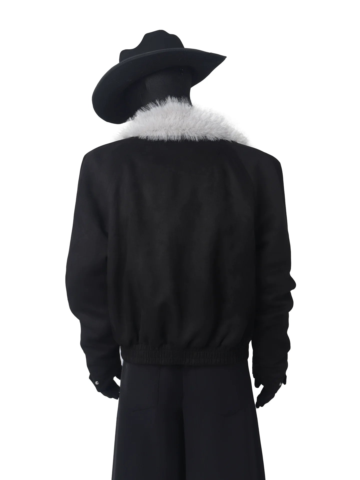 겨울 산 조각 스웨이드 두꺼운 스웨터 넥 코튼 패딩 코트 남성용 디자인 감각 인조 모피 면 의류 트렌드