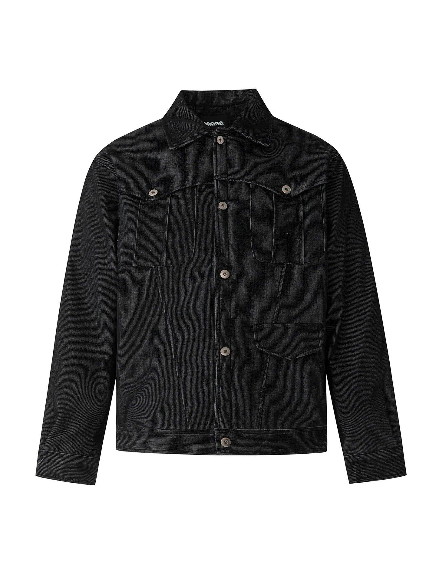 Retro style ruffian handsome tooling jacket men's autumn and winter thickened loose coat Korean commuter style wear