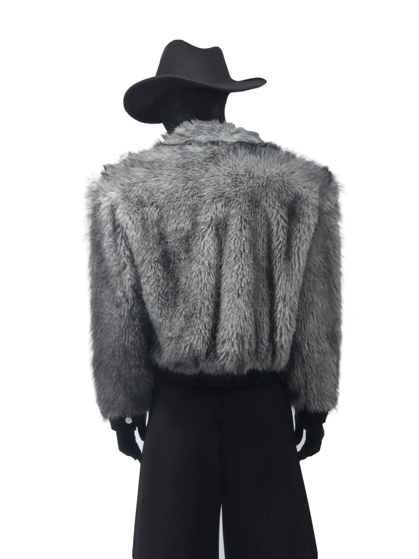 Winter light luxury atmospheric short mink splicing jacket warm temperament senior coat men