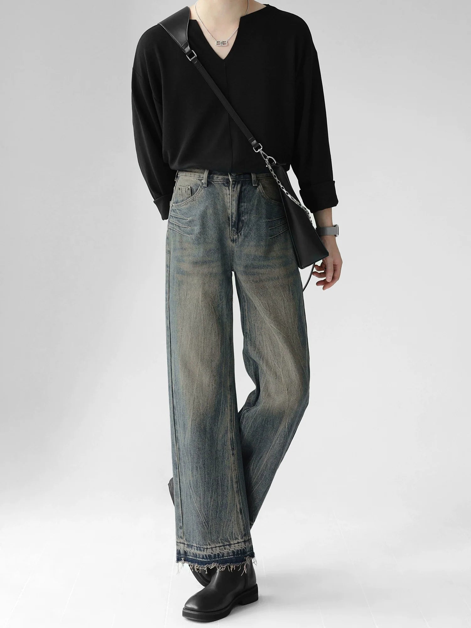 Retro Old American Straight Jeans SIN0933