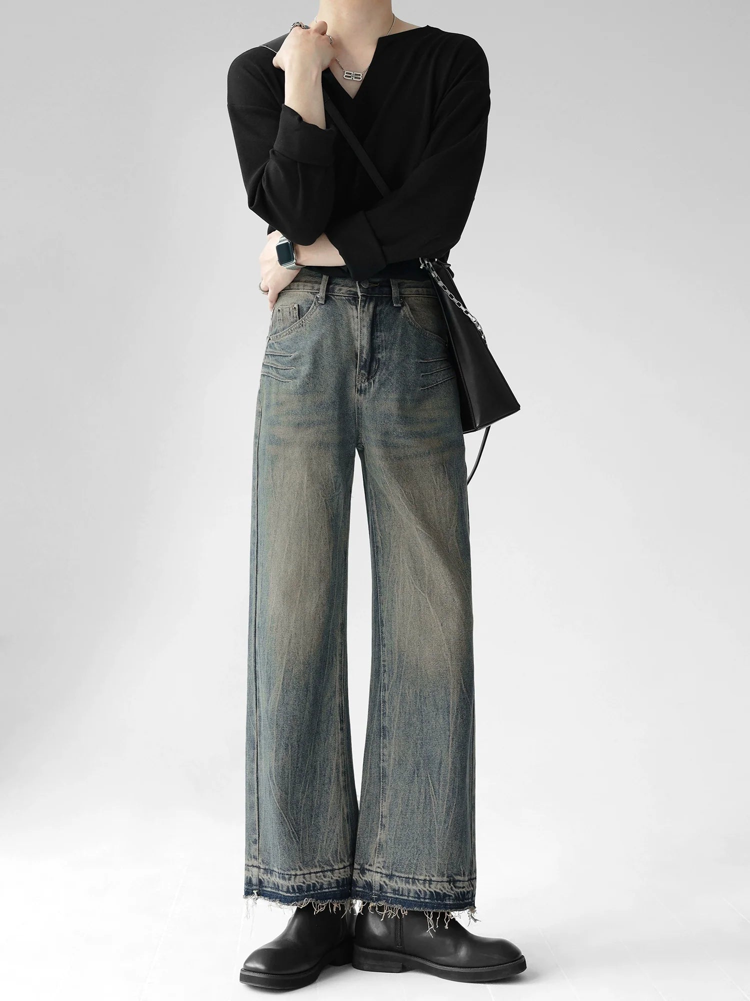 Retro Old American Straight Jeans SIN0933
