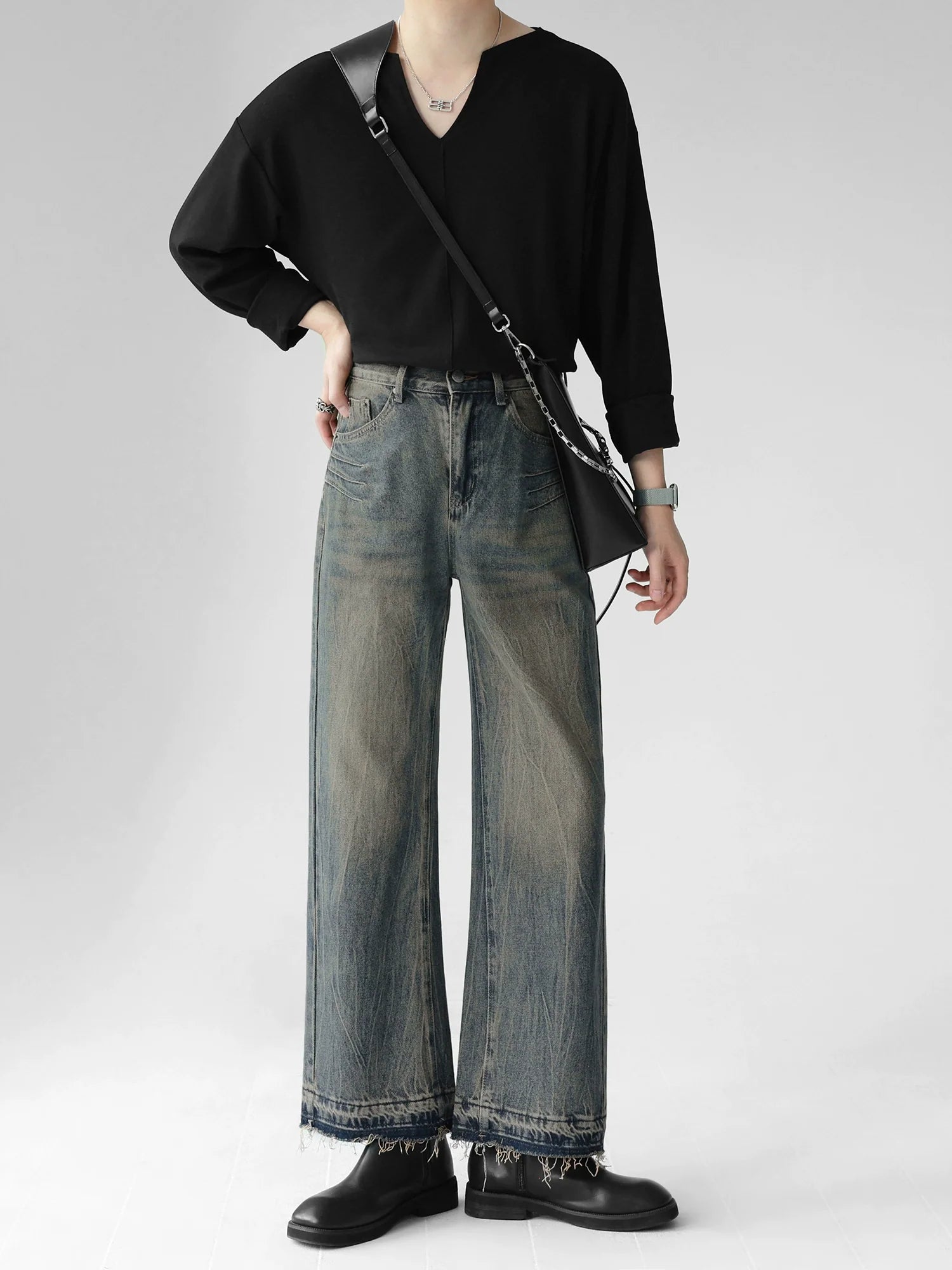 Retro Old American Straight Jeans SIN0933
