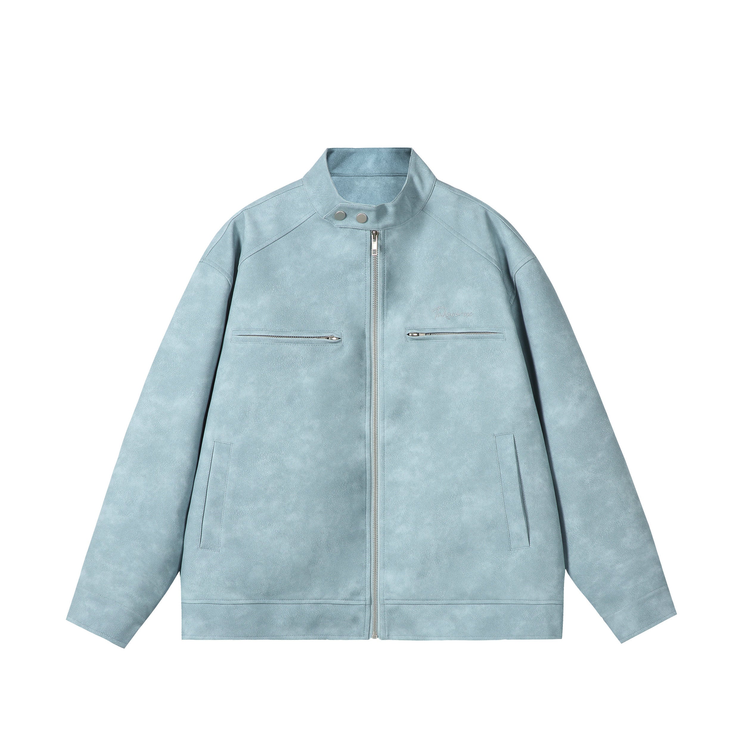 SUEDE STAND-COLLAR ZIP-UP JACKET EHW5051