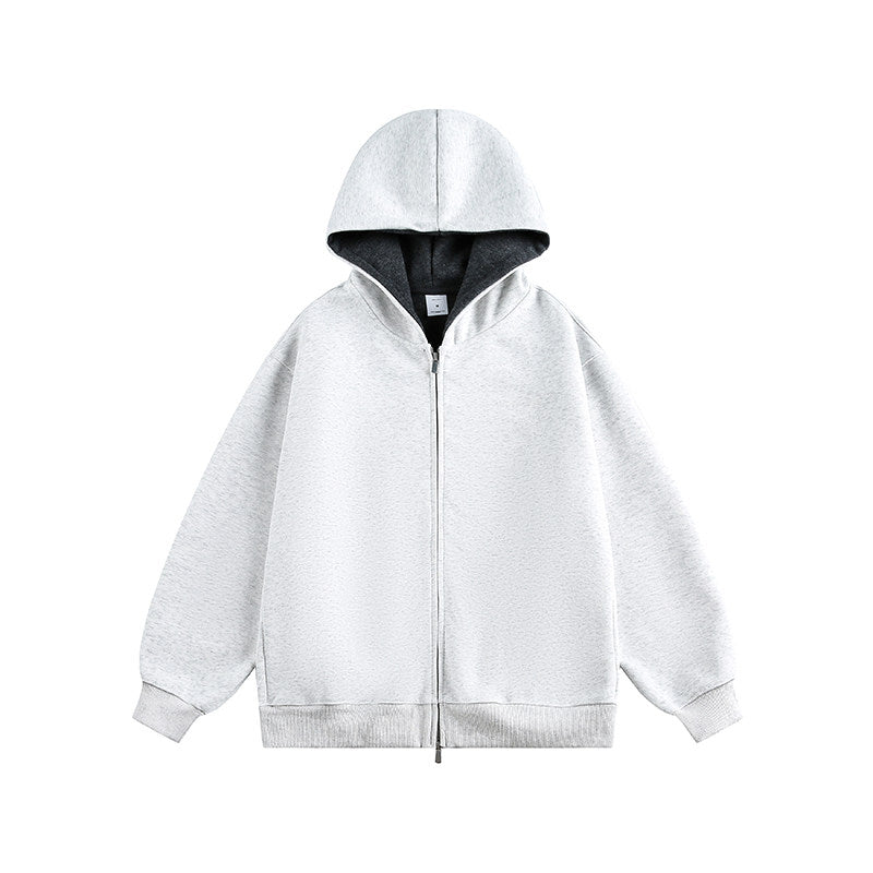 CONTRAST HOOD ZIP-UP JACKET EHW5047