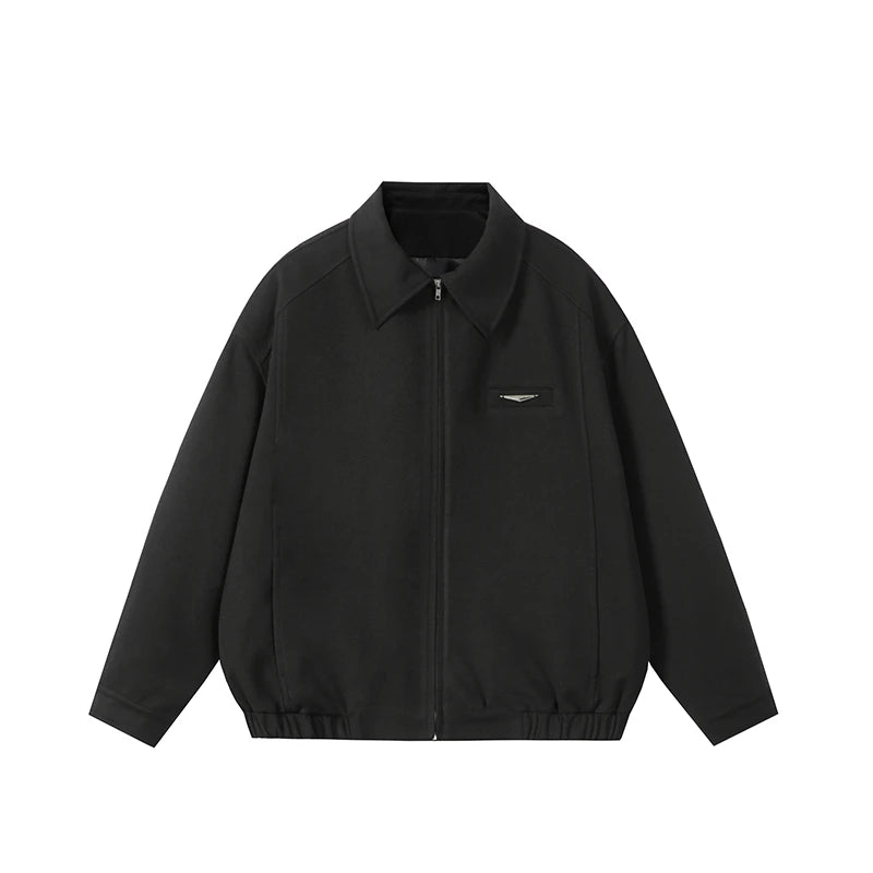 AMERICAN PILOT JACKET CASUAL OVERSIZED ZIP-UP COAT EHW5007