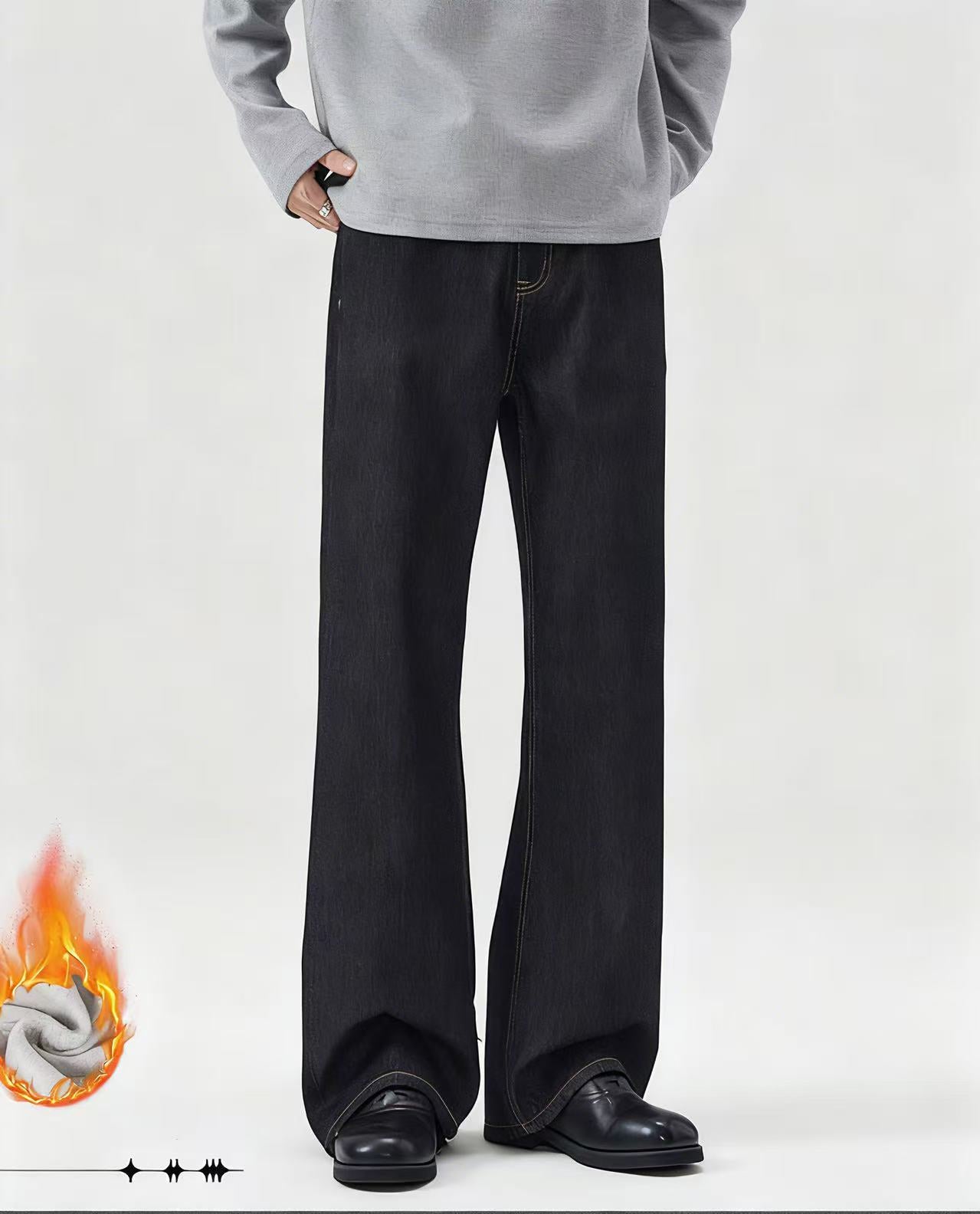 RAW DENIM 13OZ STRAIGHT-LEG JEANS EHK6005