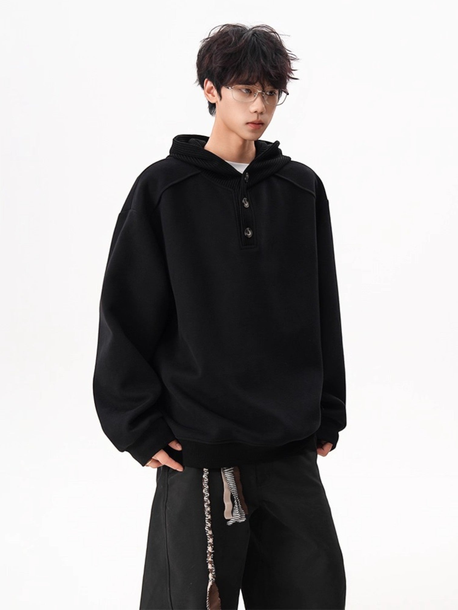 HEAVY KNIT HOODIE st5047