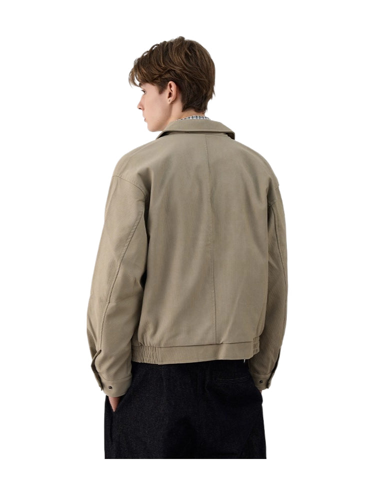 Old money style deconstructed design jacket SIN0965