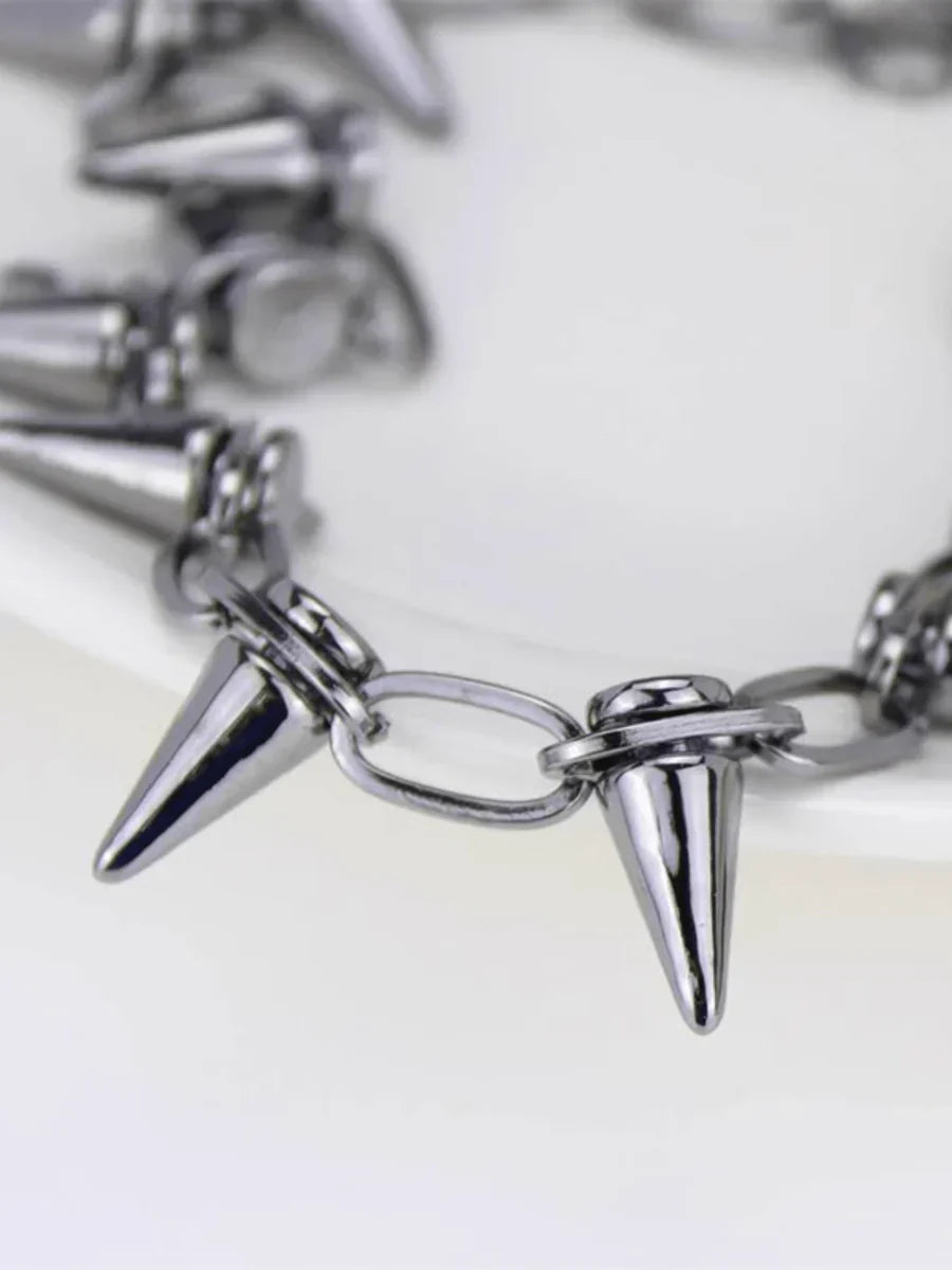 리벳 다크 불렛 목걸이 ST525