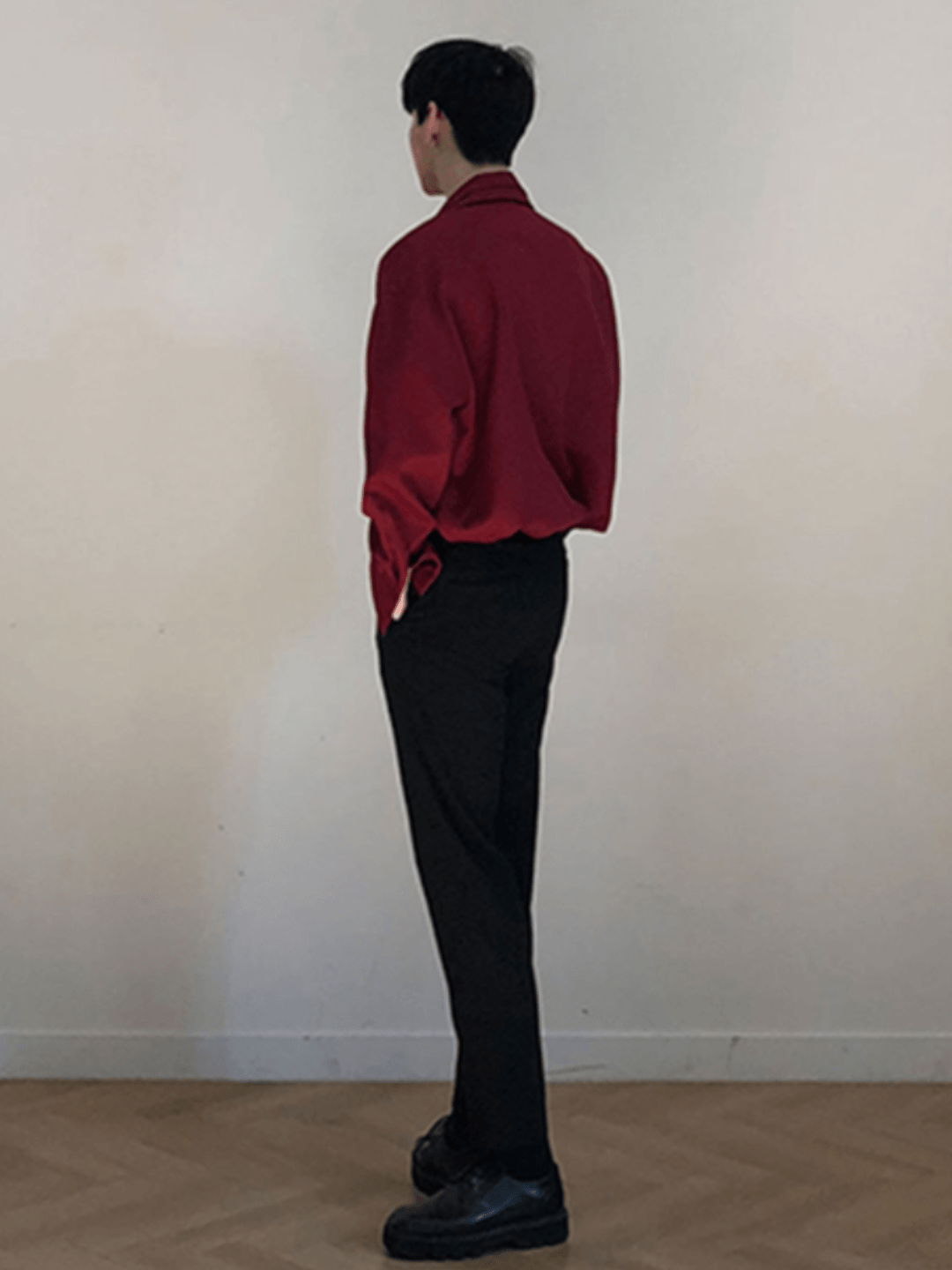 [DAVID&ME] Handsome Ice Silk Shirt st1197