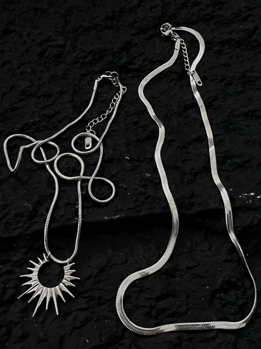 스틸 럭셔리 목걸이 ST1070